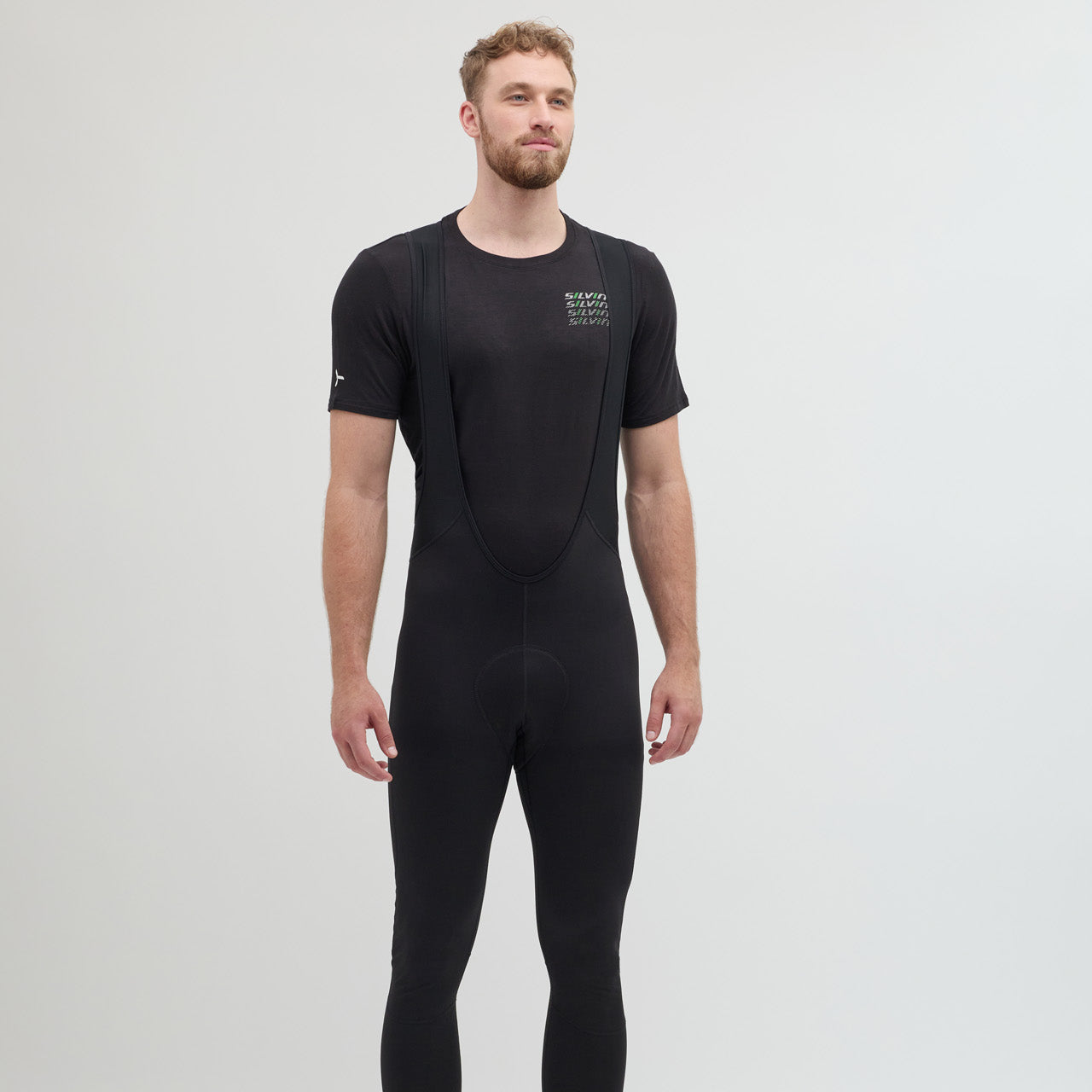 Silvini men's bib tights MP1737 Rapone Pad