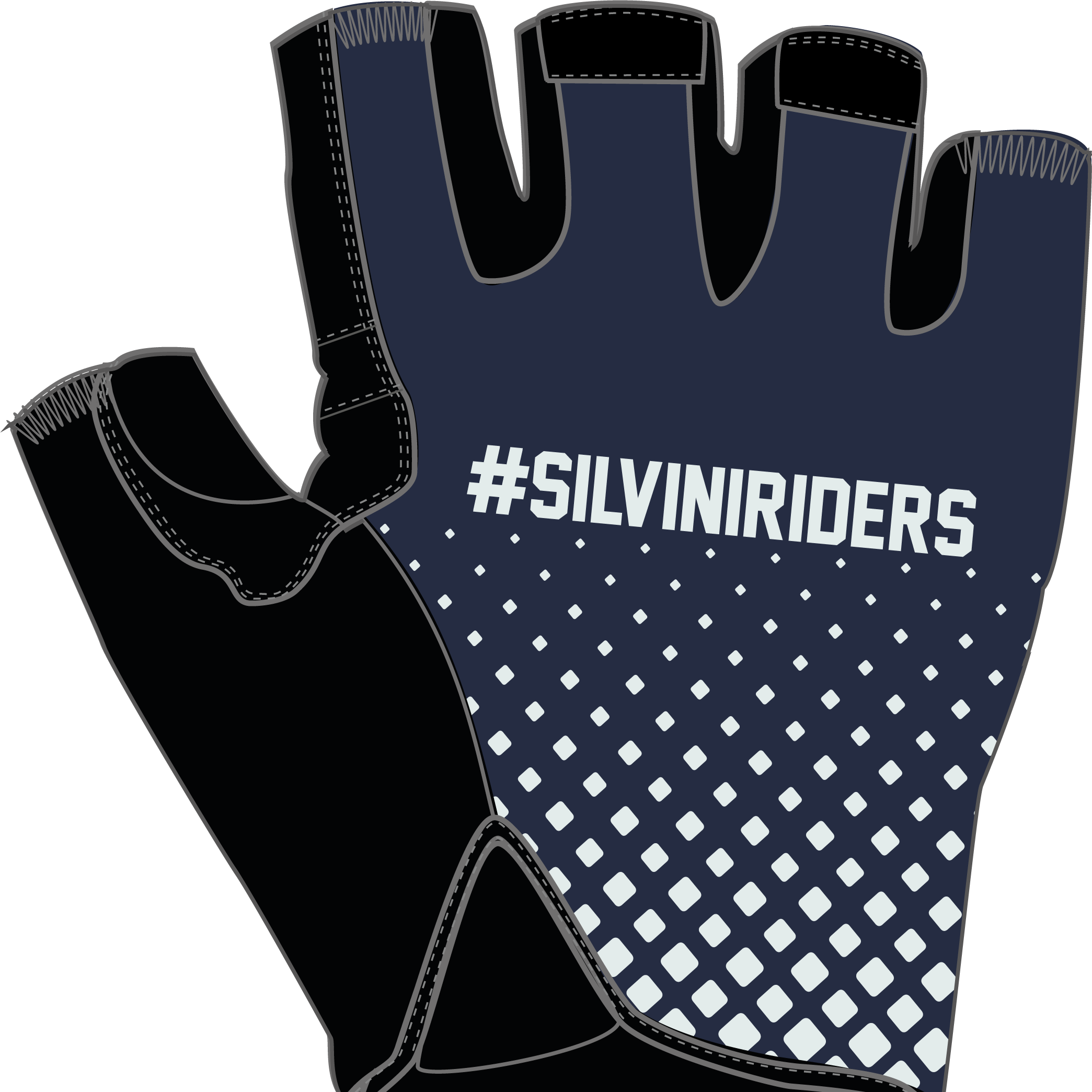 Silvini unisex cycling gloves UA2523 Varena