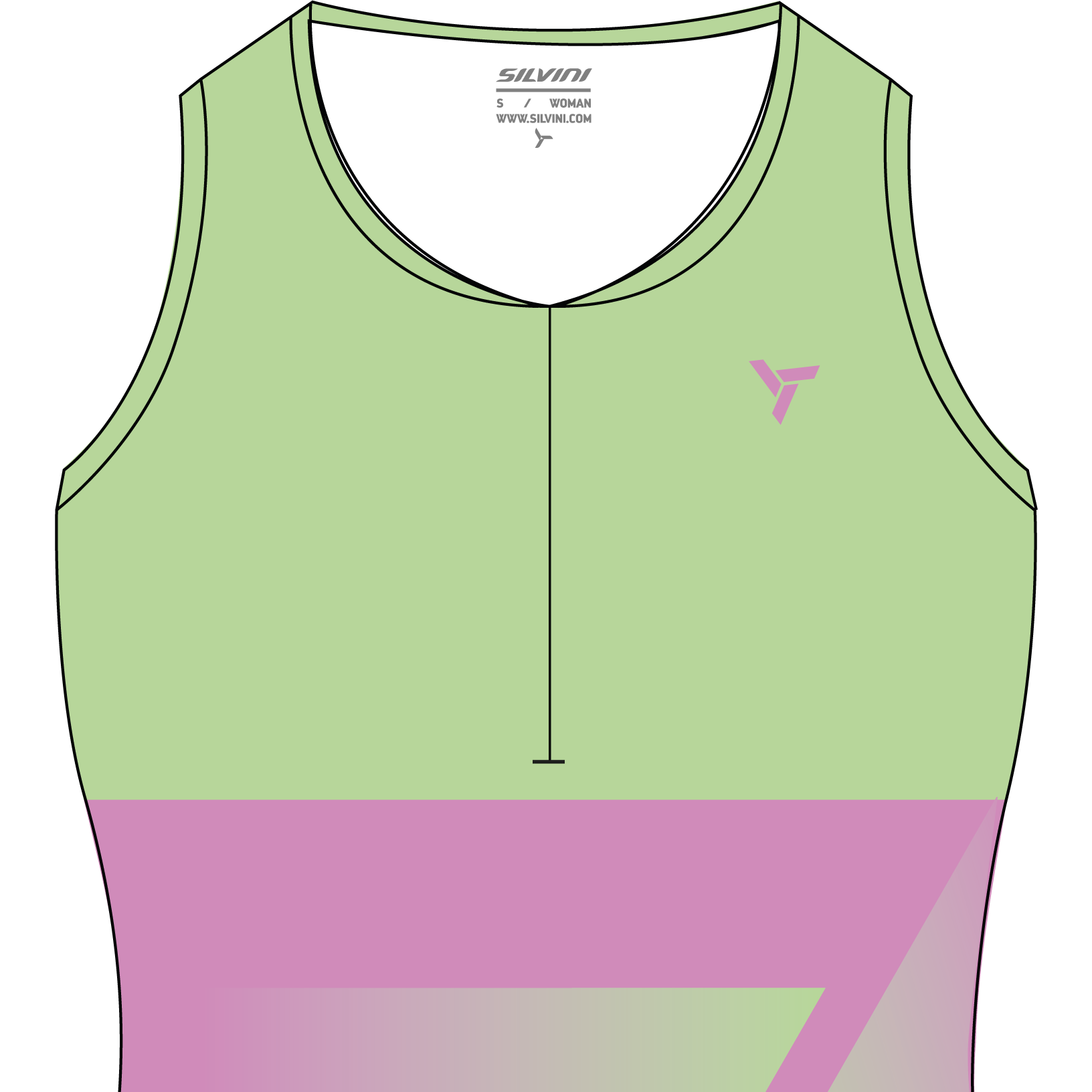 Silvini women's tank top WD2034 Escolca