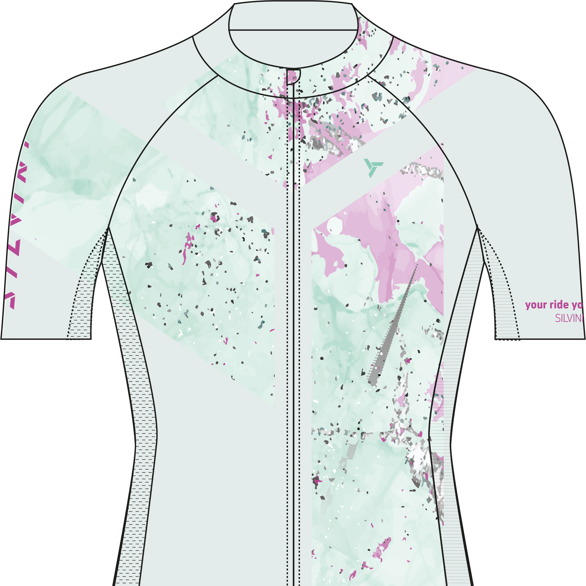 Silvini women's jersey WD2412 Calnia