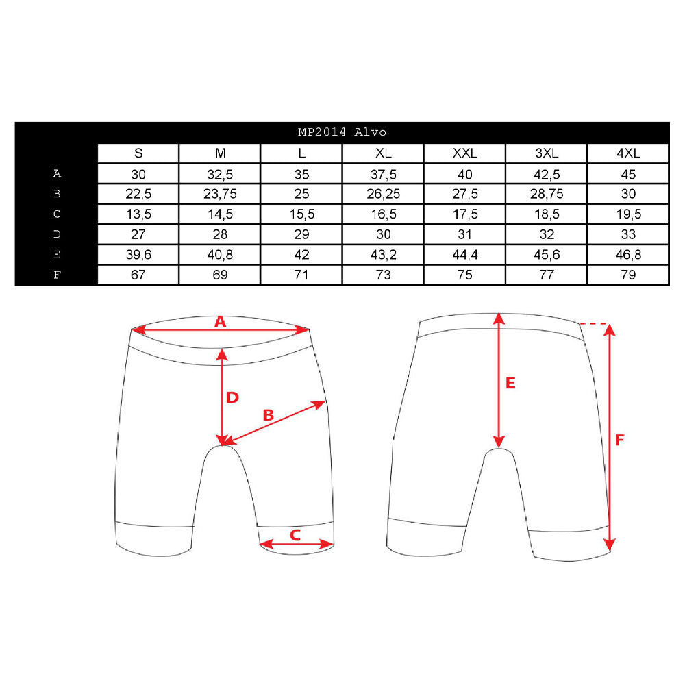 Silvini men's 3/4 shorts MP2014 Alvo