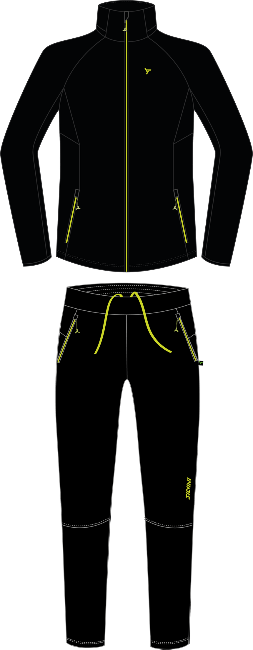 Silvini men's cross-country set XCM2501 Cassiano set